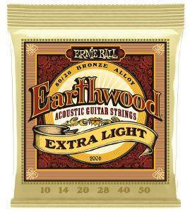    ERNIE BALL 2003 EARTHWOOD 80/20 BRONZE M-LIGHT