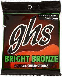 ΧΟΡΔΕΣ ΑΚΟΥΣΤΙΚΗΣ ΚΙΘΑΡΑΣ GHS BB10U SET BRIGHT BRONZE 10-46 ΧΟΡΔΕΣ ΑΚΟΥΣΤΙΚΗΣ ΚΙΘΑΡΑΣ GHS BB10U SET BRIGHT BRONZE 10-46