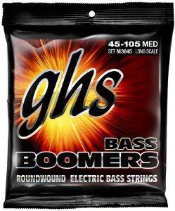    GHS M3045 BASS BOOMERS ROUNDWOUND NICKEL PLATED LIGHT 45-105