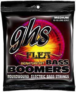    GHS M3045F BASS BOOMERS FLEA SIGNATURE ROUNDWOUND 45-105