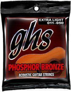    GHS S315 PHOSPHOR BRONZE 6 STRING SET EXTRA LIGHT 11-50