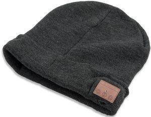 4SMARTS BASIC WIRELESS HEADSET BEANIE WITH CUFF BLACK