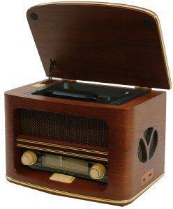 CAMRY CR1109 RETRO RADIO LW/FM WITH CD/MP3 PLAYER BROWN