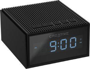 CREATIVE CHRONO PORTABLE SPLASH-PROOF BLUETOOTH SPEAKER AND FM RADIO CLOCK BLACK CREATIVE CHRONO PORTABLE SPLASH-PROOF BLUETOOTH SPEAKER AND FM RADIO CLOCK BLACK