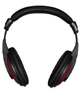 HAMA 184012 BASIC4MUSIC, HK-5618 STEREO HEADPHONES BLACK/RED