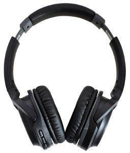 AUDIO TECHNICA ATH-S200BTBK WIRELESS ON-EAR HEADPHONES WITH BUILT-IN MIC & CONTROLS BLACK