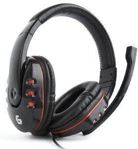 GEMBIRD GEMBIRD GHS-402 GAMING HEADSET WITH VOLUME CONTROL GLOSSY BLACK