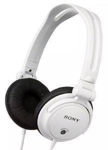 SONY MDR-V150 DJ HEADPHONES 30MM WITH REVERSIBLE EARCUPS WHITE