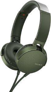 SONY SONY MDR-XB550APG EXTRA BASS HEADPHONES GREEN