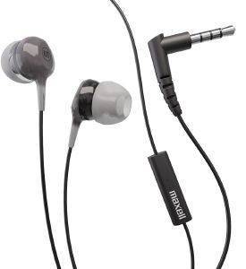 MMAXELL CLOUD 9 EARPHONES WITH MIC BLACK