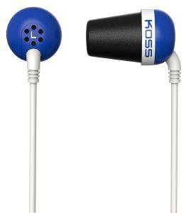 KOSS THE PLUG COLORS IN EAR HEADPHONES BLUE