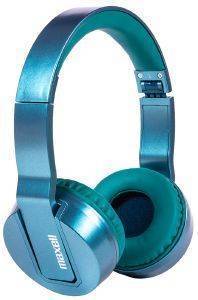 MAXELL METALZ JADE BLUE HEADPHONES WITH MIC