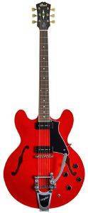   CORT SOURCE CHERRY RED HOLLOW BODY