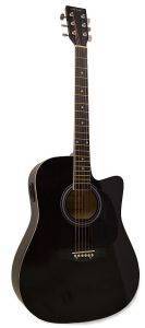   GEWAPURE VGS D-10 CE DREADNOUGHT BLACK