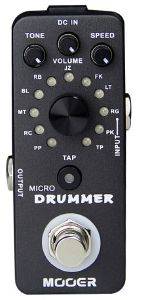 ΠΕΤΑΛΙ MOOER DRUM MACHINE MICRO DRUMMER ΠΕΤΑΛΙ MOOER DRUM MACHINE MICRO DRUMMER