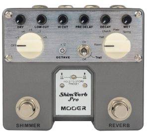  MOOER REVERB SHIMVERB PRO DIGITAL REVERB PEDAL