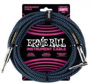  ERNIE BALL 6060 BRAIDED - 7.6M BLACK BLUE