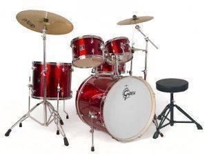  GRETSCH ENERGY SET 2 RED + PAISTE 3 PCS SET