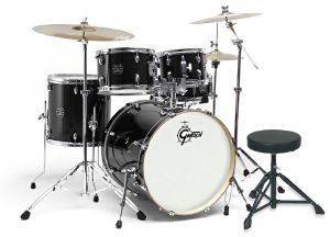 ΤΥΜΠΑΝΑ GRETSCH ENERGY SET 2 BLACK + PAISTE 3 PCS SET ΤΥΜΠΑΝΑ GRETSCH ENERGY SET 2 BLACK + PAISTE 3 PCS SET