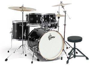 ΤΥΜΠΑΝΑ GRETSCH ENERGY BLACK + PAISTE 3 PCS SET ΤΥΜΠΑΝΑ GRETSCH ENERGY BLACK + PAISTE 3 PCS SET