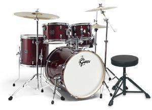  GRETSCH ENERGY RED + PAISTE 2 PCS SET