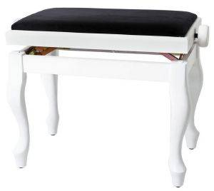 ΣΚΑΜΠΟ ΠΙΑΝΟΥ GEWA DELUXE CLASSIC ΛΕΥΚΟ ΜΑΤ ΣΚΑΜΠΟ ΠΙΑΝΟΥ GEWA DELUXE CLASSIC ΛΕΥΚΟ ΜΑΤ