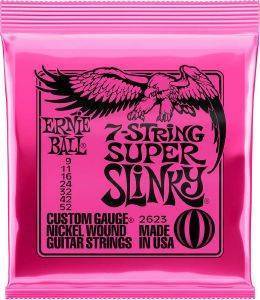 ΧΟΡΔΕΣ ΗΛΕΚΤΡΙΚΗΣ ΚΙΘΑΡΑΣ ERNIE BALL 2623 SUPER SLINKY 7-STRING ΧΟΡΔΕΣ ΗΛΕΚΤΡΙΚΗΣ ΚΙΘΑΡΑΣ ERNIE BALL 2623 SUPER SLINKY 7-STRING