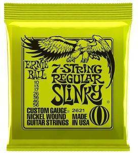 ΧΟΡΔΕΣ ΗΛΕΚΤΡΙΚΗΣ ΚΙΘΑΡΑΣ ERNIE BALL 2621 REGULAR SLINKY 7-STRING ΧΟΡΔΕΣ ΗΛΕΚΤΡΙΚΗΣ ΚΙΘΑΡΑΣ ERNIE BALL 2621 REGULAR SLINKY 7-STRING