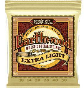 ΧΟΡΔΕΣ ΑΚΟΥΣΤΙΚΗΣ ΚΙΘΑΡΑΣ ERNIE BALL 2006 EARTHWOOD 80/20 BRONZE EXTRA LIGHT ΧΟΡΔΕΣ ΑΚΟΥΣΤΙΚΗΣ ΚΙΘΑΡΑΣ ERNIE BALL 2006 EARTHWOOD 80/20 BRONZE EXTRA LIGHT