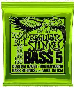 ΧΟΡΔΕΣ ΗΛΕΚΤΡΙΚΟΥ ΜΠΑΣΟΥ ERNIE BALL 2836 REGULAR SLINKY 5-STRING ΧΟΡΔΕΣ ΗΛΕΚΤΡΙΚΟΥ ΜΠΑΣΟΥ ERNIE BALL 2836 REGULAR SLINKY 5-STRING