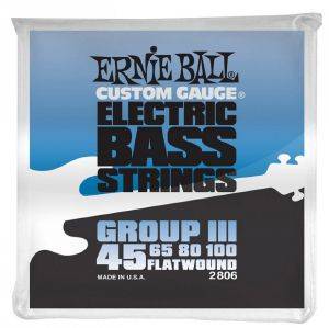ΧΟΡΔΕΣ ΗΛΕΚΤΡΙΚΟΥ ΜΠΑΣΟΥ ERNIE BALL 2806 GROUP III FLATWOUND ΧΟΡΔΕΣ ΗΛΕΚΤΡΙΚΟΥ ΜΠΑΣΟΥ ERNIE BALL 2806 GROUP III FLATWOUND