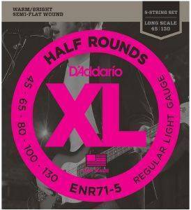 ΧΟΡΔΕΣ ΗΛΕΚΤΡΙΚΟΥ ΜΠΑΣΟΥ D\'ADDARIO ENR71 4-STRING LONG SCALE 45-100 HALF ROUNDS NICKEL PLATED ΧΟΡΔΕΣ ΗΛΕΚΤΡΙΚΟΥ ΜΠΑΣΟΥ D\'ADDARIO ENR71 4-STRING LONG SCALE 45-100 HALF ROUNDS NICKEL PLATED