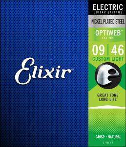    ELIXIR 19027 OPTIWEB CUSTOM LIGHT 9-46 NICKEL PLATED STEEL