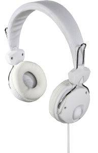 HAMA 184017 FUN4PHONE ON-EAR STEREO HEADSET WHITE