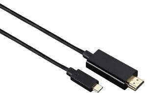 HAMA 135724 USB-C ADAPTER CABLE FOR HDMI ULTRA HD GOLD PLATED 1.80M