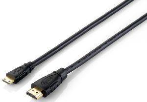 EQUIP 119306 HIGH SPEED HDMI TO MINIHDMI ADAPTER CABLE, M/M 1M BLACK EQUIP 119306 HIGH SPEED HDMI TO MINIHDMI ADAPTER CABLE, M/M 1M BLACK