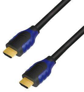 LOGILINK CH0061 HDMI CABLE HIGH SPEED WITH ETHERNET 4K/2K/60HZ 1M BLACK