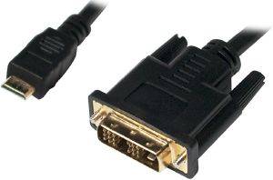 LOGILINK CHM004 MINI HDMI TO DVI-D CABLE M/M 2.0M BLACK