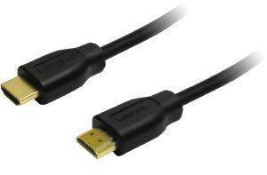 LOGILINK CH0053 HDMI HIGH SPEED WITH ETHERNET V1.4 CABLE GOLD PLATED 10M BLACK