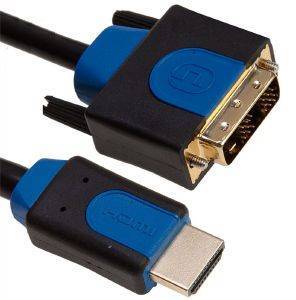 LOGILINK CHB3103 HDMI HIGH SPEED WITH ETHERNET V1.4 TO DVI-D CABLE GOLD-PLATED 3.0M BLACK