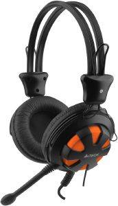 HEADPHONES A4TECH HS-28 BLACK/ORANGE HEADPHONES A4TECH HS-28 BLACK/ORANGE