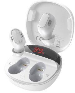 BASEUS WM01 PLUS ENCOK TWS TRUE WIRELESS BLUETOOTH HEADSET WHITE BASEUS WM01 PLUS ENCOK TWS TRUE WIRELESS BLUETOOTH HEADSET WHITE