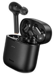 BASEUS ENCOK W06 WIRELESS CHARGING TWS BLUETOOTH HEADSET BLACK BASEUS ENCOK W06 WIRELESS CHARGING TWS BLUETOOTH HEADSET BLACK