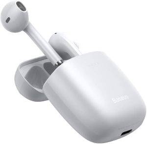 BASEUS ENCOK W04 BLUETOOTH TRUE WIRELESS EARPHONES WHITE