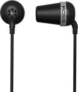 KOSS THE PLUG COLORS IN EAR HEADPHONES BLACK KOSS THE PLUG COLORS IN EAR HEADPHONES BLACK