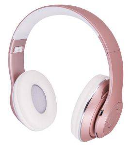 FOREVER BHS-300 BLUETOOTH HEADPHONES MUSIC SOUL PINK