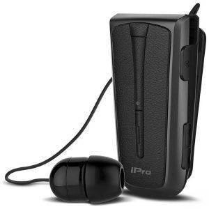 IPRO RH219S STEREO BLUETOOTH HEADSET RETRACTABLE BLACK/GREY