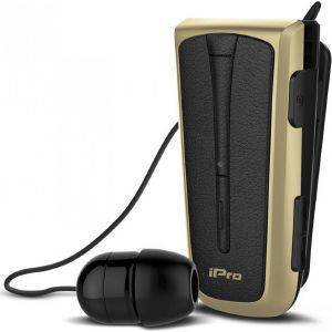 IPRO RH219S STEREO BLUETOOTH HEADSET RETRACTABLE BLACK/GOLD IPRO RH219S STEREO BLUETOOTH HEADSET RETRACTABLE BLACK/GOLD