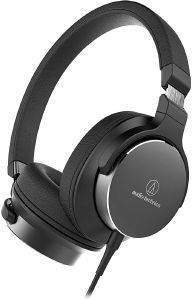 AUDIO TECHNICA ATH-SR5BK ON-EAR HIGH-RESOLUTION AUDIO HEADPHONES BLACK