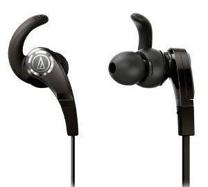 AUDIO TECHNICA ATH-CKX7IS SONICFUEL IN-EAR HEADPHONES WITH IN-LINE MIC & CONTROL BLACK